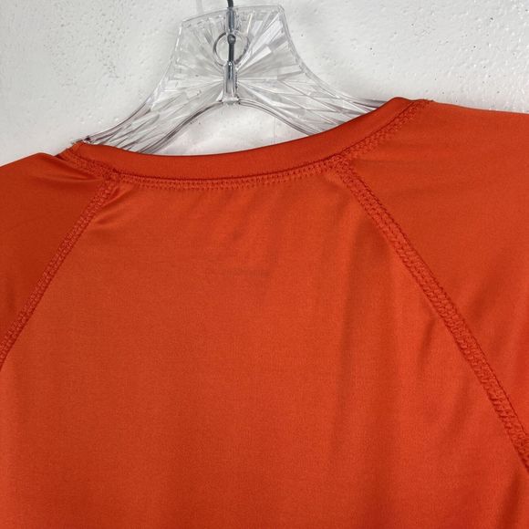 Spyder Shirt Youth Large Orange Short Sleeve Dri-Fit Surf Sun Activewear Tee - Picture 7 of 10